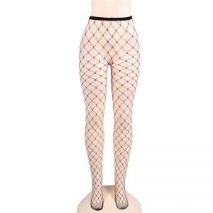 Fashion Black Sparkle Fishnet Pantyhose