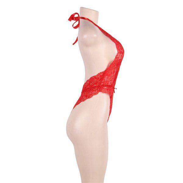 Floral Lace Teddy - Image 3