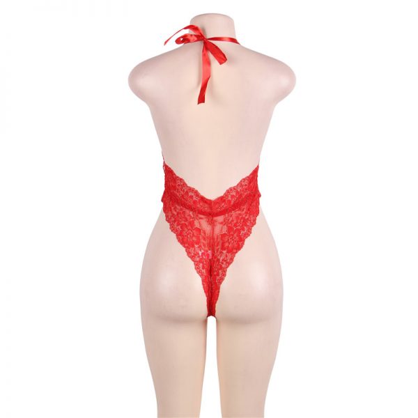 Floral Lace Teddy - Image 2