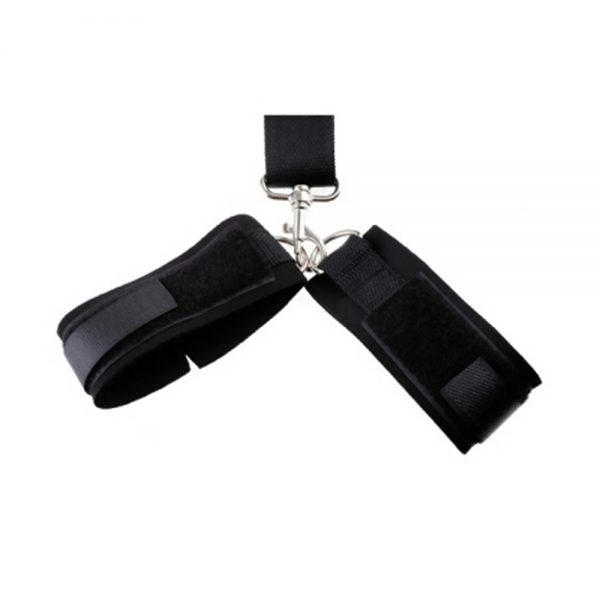 PlayHappy BDSM Ball Mouth Gag With Leather Handcuffs - Image 6