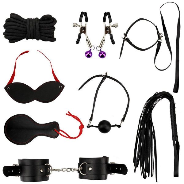 PlayHappy 8 Piece Under Bed Bondage Kit