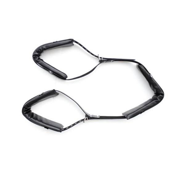 PlayHappy Leather Thigh Restraint Open Leg Sling - Image 4