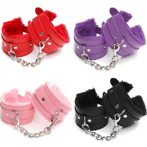 Furry Bondage SM Handcuff Restraints - Image 2