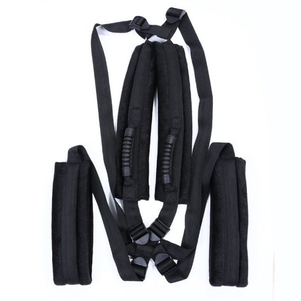 PlayHappy Leather Bondage Slave Restraint - Image 6