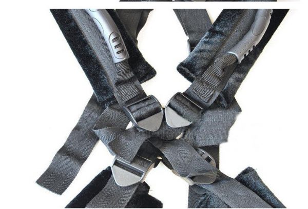 PlayHappy Leather Bondage Slave Restraint - Image 3