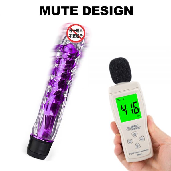 PlayHappy Big Jelly Vibrating Dildo - Image 4