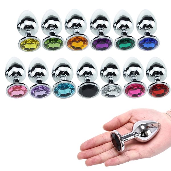 PlayHappy Stainless Steal Jewel Anal Plug - Image 3