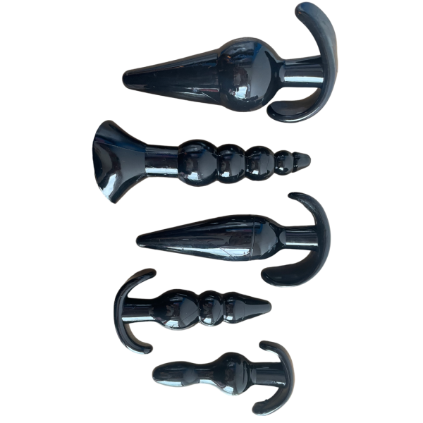 PlayHappy 5PC Anal Plug Set