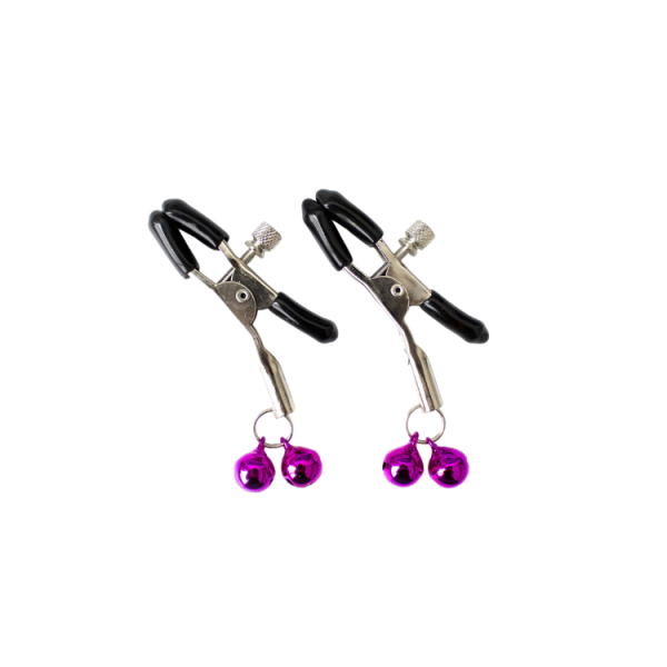 PlayHappy Nipple Clamps with Double Bells - Image 2