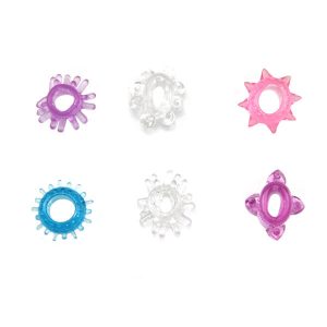 PlayHappy 6PC Penis Ring Set