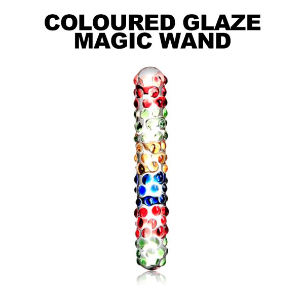 PlayHappy Ribbed Glass Magic Wand
